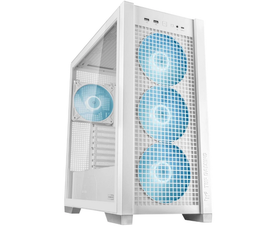 Корпус ASUS Tuf Gaming GT302 TG ARGB White (90 DC00 I3-B19000) GT302/ARGB Fans/WHT