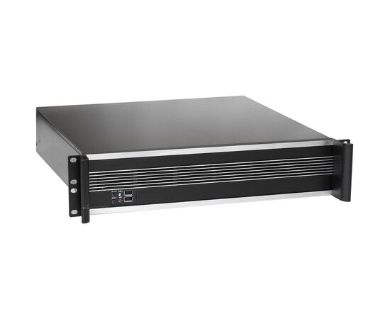 Корпус Exe Gate Pro 2 U450-09 (RM 19", высота 2 U, глубина 450, без БП, 2*USB) EX284958 RUS