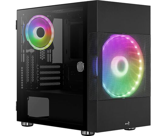 Корпус Aerocool Atomic Lite-G-BK-v2 ACCS-PV33123.11 черный без БП ATX 1x120mm 2x USB2.0 1x USB3.0 audio
