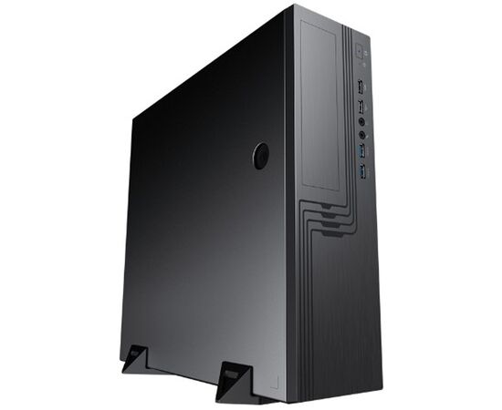 Корпус Powerman EL555 BK PM-300 ATX 6141876 U3.0*2+U2*2+2*combo Audio: fan 9cm; intrusion switch Slim Case