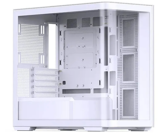 Корпус JONSBO D300 White без БП, боковая панель из закаленного стекла, mini-ITX, micro-ATX, белый
