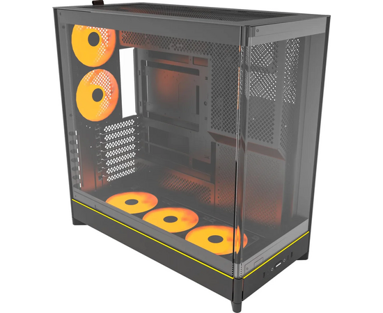 Корпус Montech HS02 Pro Black / ATX / 5x120mm ARGB fans hub / HS02 Pro (B)