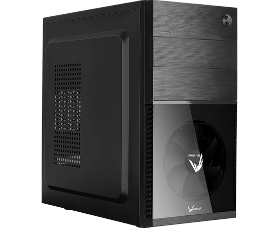 Корпус FORMULA CS-105 black Mini Tower (m ATX, без БП, 2x USB Type-A) (4711401661924)