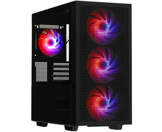 Корпус Deep Cool CH560 Digital Black (R-CH560-BKAPE4 D-G-1) (ATX, без БП, 2х USB, с окном)