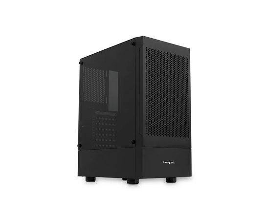 Корпус HSPD M540 (M540-TGBK), без БП, Mesh Mid Tower, Black, TG, 0.45 SPCC, no fans, ATX, m ITX, 160/300/150mm, 2x2.5", 7x PCI, 1x USB-A 3.0