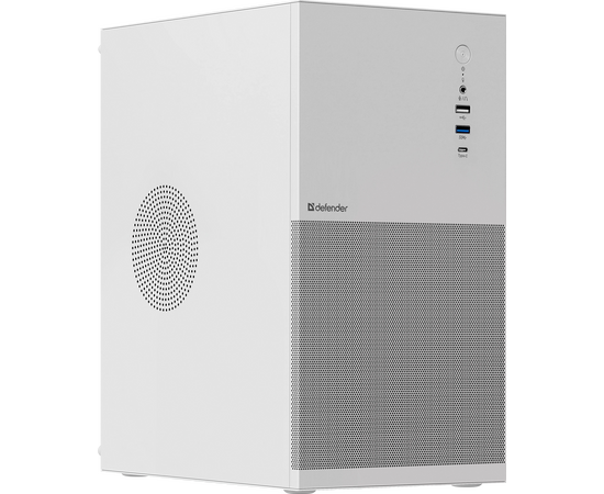 Корпус Defender Apex Metal (25022) белый, m ATX,Type C(3.0), USB3.0