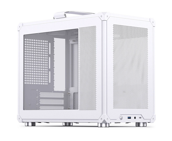 Корпус JONSBO C6 Max White без БП, mini-ITX, micro-ATX, белый