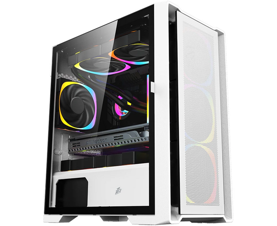 Корпус 1 STPLAYER Trilobite T4 MESH ARGB White (T4-WH-4 FS7-W) / m ATX / 4x120mm ARGB fans