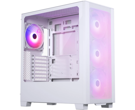 Корпус PHANTEKS 523 XT Pro Ultra, Matte White (PH-XT523 P1_DWT01 R_RU), 4x140mm ARGB Fan, Front dust filter, Tempered Glass, Mid-Tower