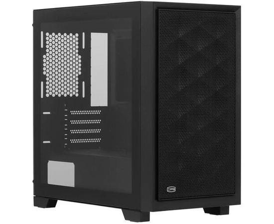 Корпус Pc Cooler C3 D310 BK, без БП, Mesh Mid Tower, Black, TG, 0.6 SPCC, no fans m ATX, m ITX 165/350/200mm 3x2.5", 2x3.5", 4x PCI 2x USB-A 3