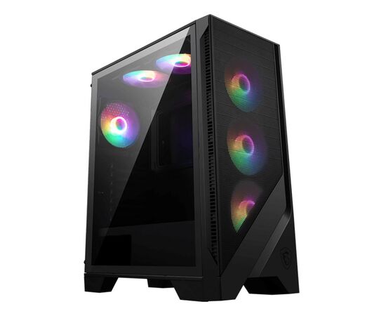 Корпус MSI MAG Forge 120 A (306-7 G23 A41-HH9) Mid-Tower, ATX, 2x USB 3.2, Audio I/O, 6x120mm auto RGB Fan PWM RGB PWM Control Board, TG