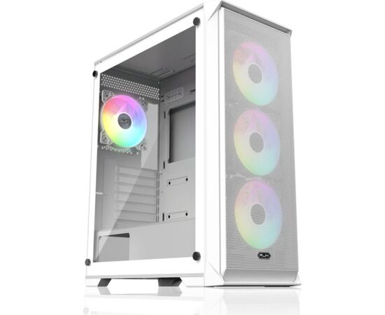 Корпус RAIJINTEK CO LTD Arcadia 41-MS4 (0 R20 B00268), без БП, Midi-Tower, TG, 1x120mm + ARGB, 2x USB-A 3.0 1x USB-C, ATX, m ITX White