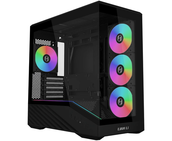 Корпус Lian Li V100 Mini (G99.V100 RMIX.R0) / Black / m ATX, TG / 4x 120mm ARGB PWM Fan