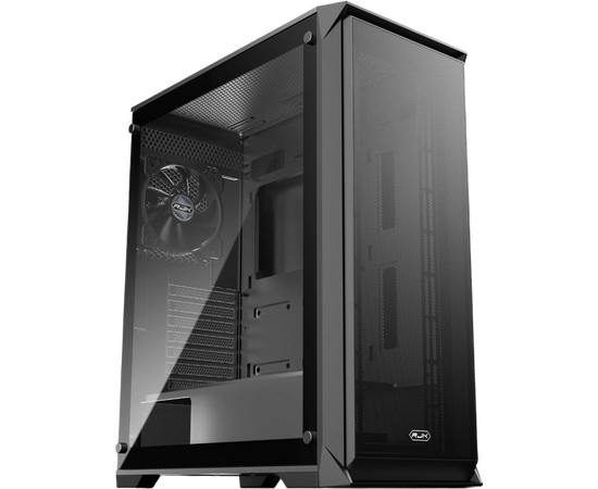 Корпус RAIJINTEK CO LTD Arcadia 41 (0 R20 B00263), без БП, Midi-Tower, TG, 1x120mm, 2x USB-A 3.0 + 1x USB-C, ATX, m ITX Black