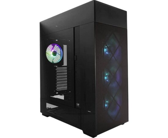 Корпус In-Win Modfree Deluxe (IW-CS-MFDELU-BLK), без БП, Full-Tower, TG, 4x140mm ARGB, 2x USB-A 3.0 + 1x USB-C 3.2, E-ATX, ATX, m ITX Black