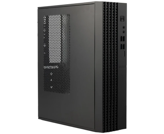 Корпус Eurocase A001 черный, ABS пластик, m ATX, 2*USB2.0, 2*USB3.0, HD Audio