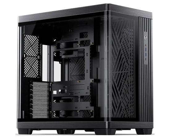 Корпус JONSBO TK-4 Black, TG (aquarium), mini-ITX, m ATX, ATX, черный