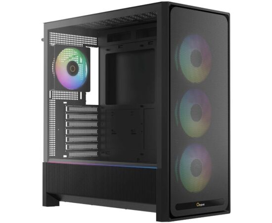 Корпус Ocypus Case Delta C70 ARGB BK (Delta-C70-BKG400 XX-GL) EATX / win / black / 4 ARGB fans /no PSU