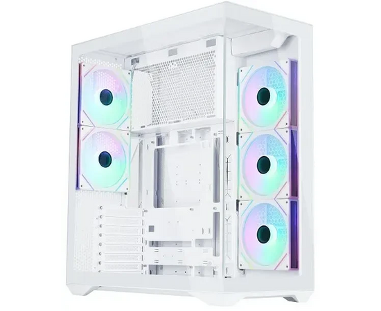 Корпус Eurocase M4801 white, ATX, без БП, закаленное стекло 2 стороны