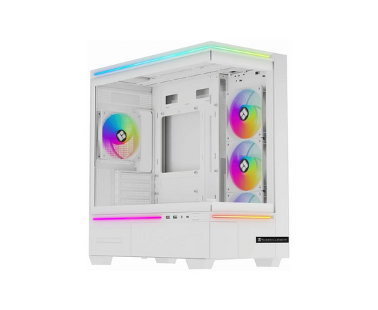 Корпус Thermalright M10 White Fan4-C (TRTLM10 WF4 C) / TG / 4x120mm ARGB PWM Fans / USB Type-C / m ATX
