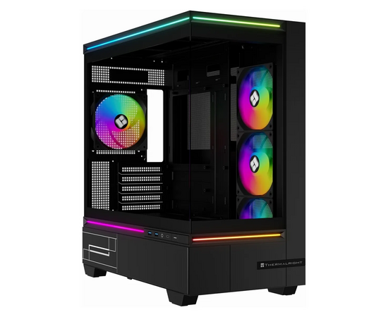 Корпус Thermalright M10 Black Fan4-C (TRTLM10 BF4 C) / TG / 4x120mm ARGB PWM Fans / USB Type-C / m ATX