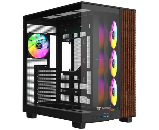 Корпус Thermaltake View View 380 XL WS (ca-11e-00m1wn-ws), без БП, ATX, черный