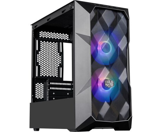 Корпус Cooler Master Master Case TD300 Mesh (TD300-KGNN-S00) USB3.0x2, 2x120 ARGB Fans, Black, m ATX, w/o PSU
