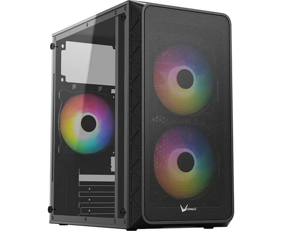Корпус Formula Air Mesh G4 Plus (Air Mesh G4 B+) черный без БП m ATX 1x USB2.0 1x USB3.1 audio