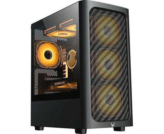 Корпус Formula Air Mesh G3 черный без БП m ATX 4x120mm 2x140mm 2x USB3.0 audio bott PSU