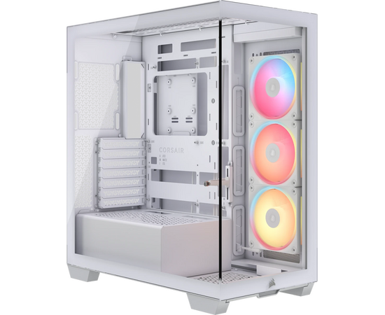Корпус Corsair 3500 X LX-R RGB i CUE Link (CC-9011325-WW), без БП, Midi-Tower, TG, 3x120mm ARGB, 2x USB-A 3.2, 1x USB Type-C, E-ATX, ATX, m IT