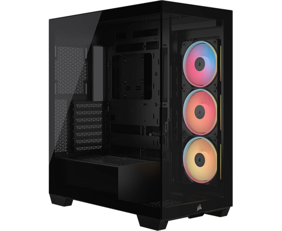 Корпус Corsair 3500 X LX-R RGB i CUE Link (CC-9011324-WW), без БП, Midi-Tower, TG, 3x120mm ARGB, 2x USB-A 3.2, 1x USB Type-C, E-ATX, ATX, m IT
