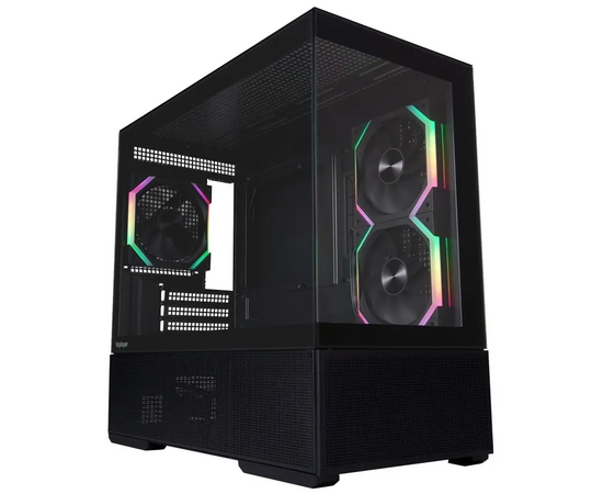 Корпус 1 STPLAYER CV6 ARGB Black (CV6-BK-2 FAR-2 FH7 R-1 FH7) / m ATX / 3x120mm ARGB 2x120mm fans