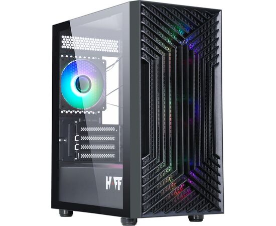 Корпус HAFF Rush m ATX без БП Black