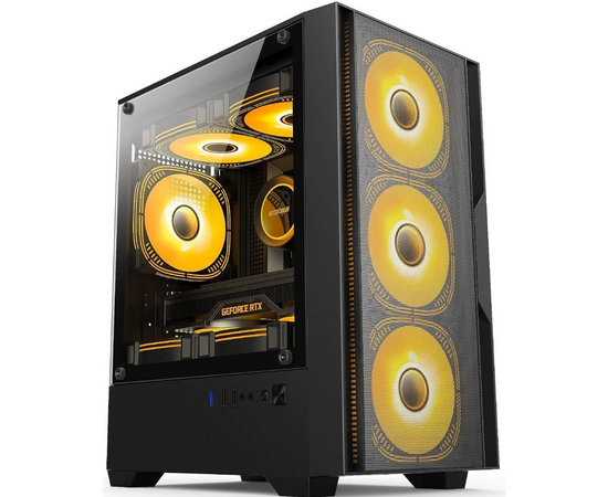 Корпус Accord ACC-ZCU1 B, m ATX, Mini-Tower, без БП, черный