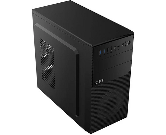 Корпус CBR RD880 (PCC-MATX-RD880-WPSU) m ATX Minitower, без БП, 2*USB 3.0, 2*USB 2.0, HD Audio+Mic, кабель питания 1.2м, Black