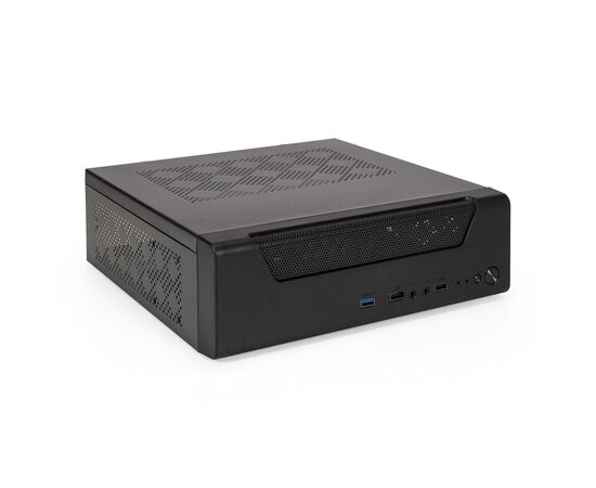 Корпус Exe Gate FL-102-TPS450 EX294022 RUS Desktop (mini-ITX, БП TPS450 с вент. 8см, 2*USB + 1*USB3.0, аудио, черный)