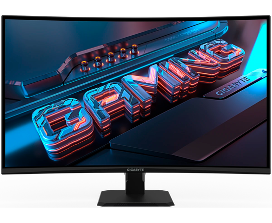 Монитор Gigabyte GS32 QCA (20 VM0-GS32 QCABM-1 EUR) черный VA LED 16:9 HDMI M/M матовая 3500:1 250cd 178гр/178гр 2560x1440 180 Hz DP QHD 5.86кг
