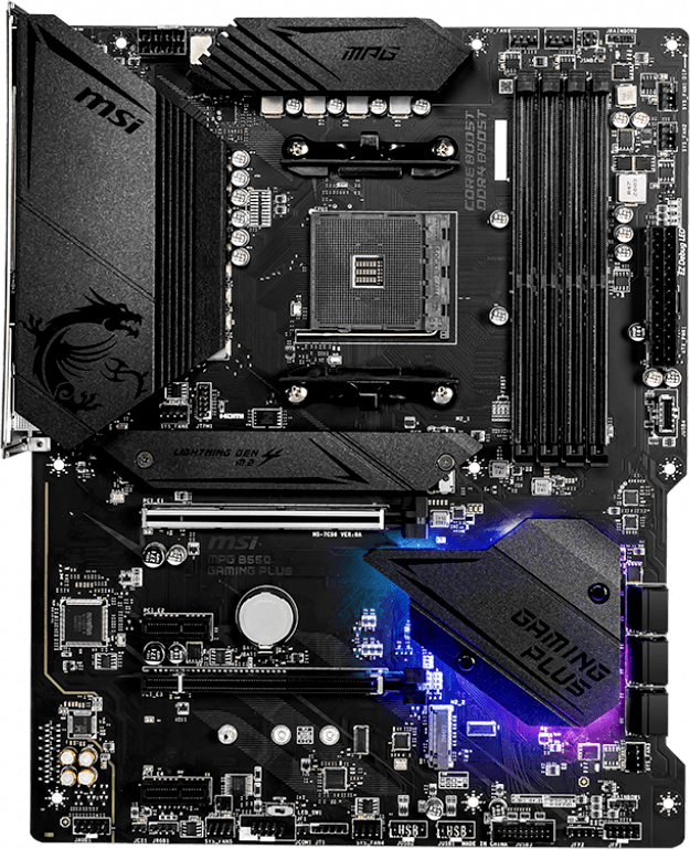 Материнская плата Lightning gen B B550 Gaming Plus Socket AM4
