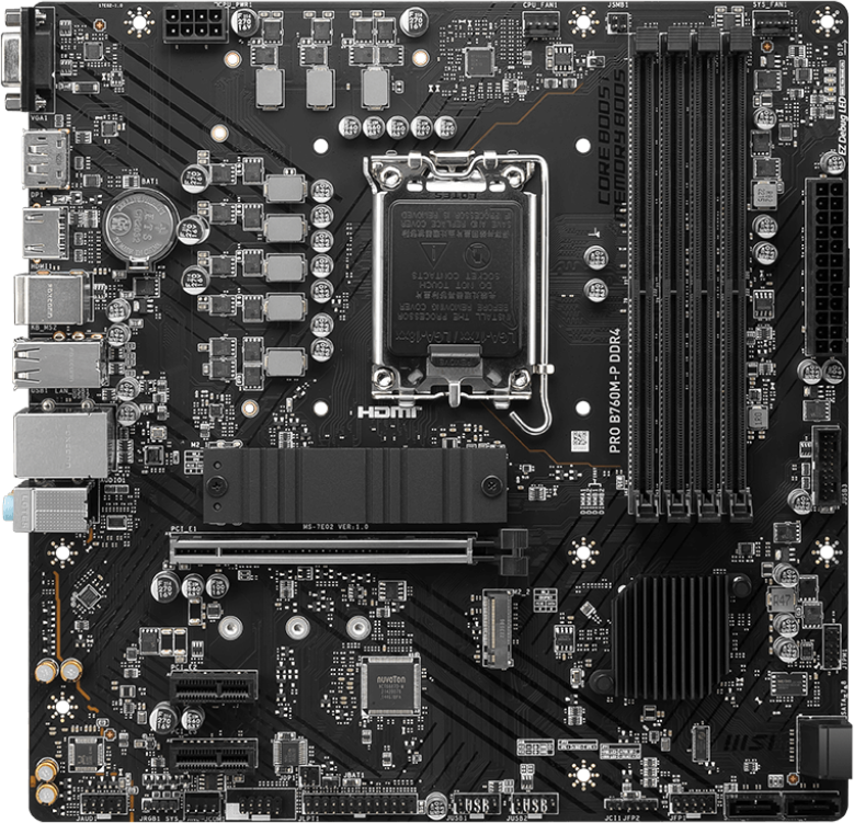 Материнская плата MSI Pro B760M-P DDR 5 Socket1700